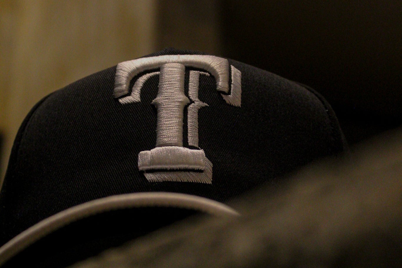 Texas Rangers Fanatics gorra snapback negra