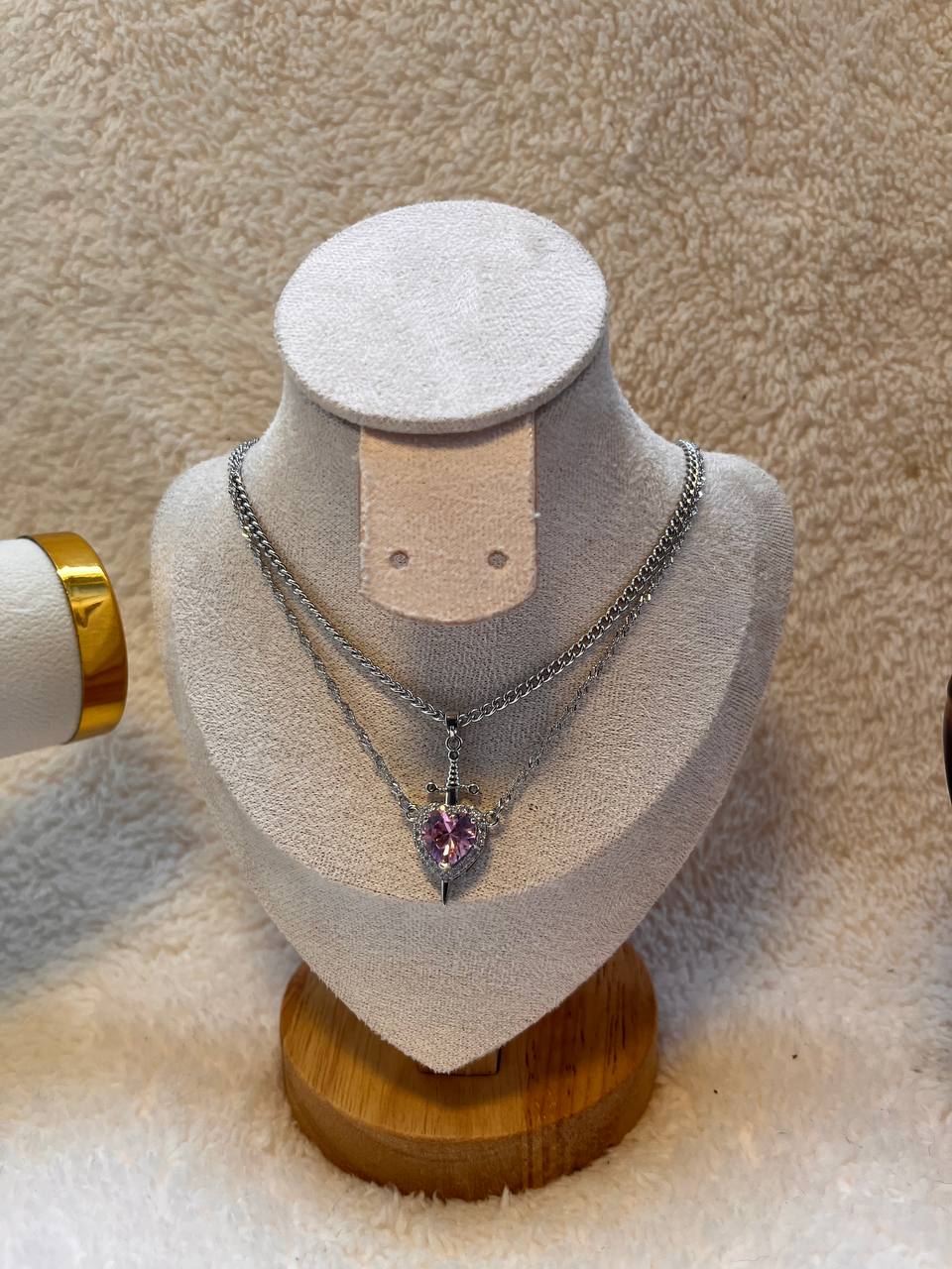 Collar De Espada y Corazon